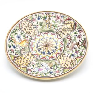 Coimbra Decorative Plate, Hand-Painted Portugese Porcelain