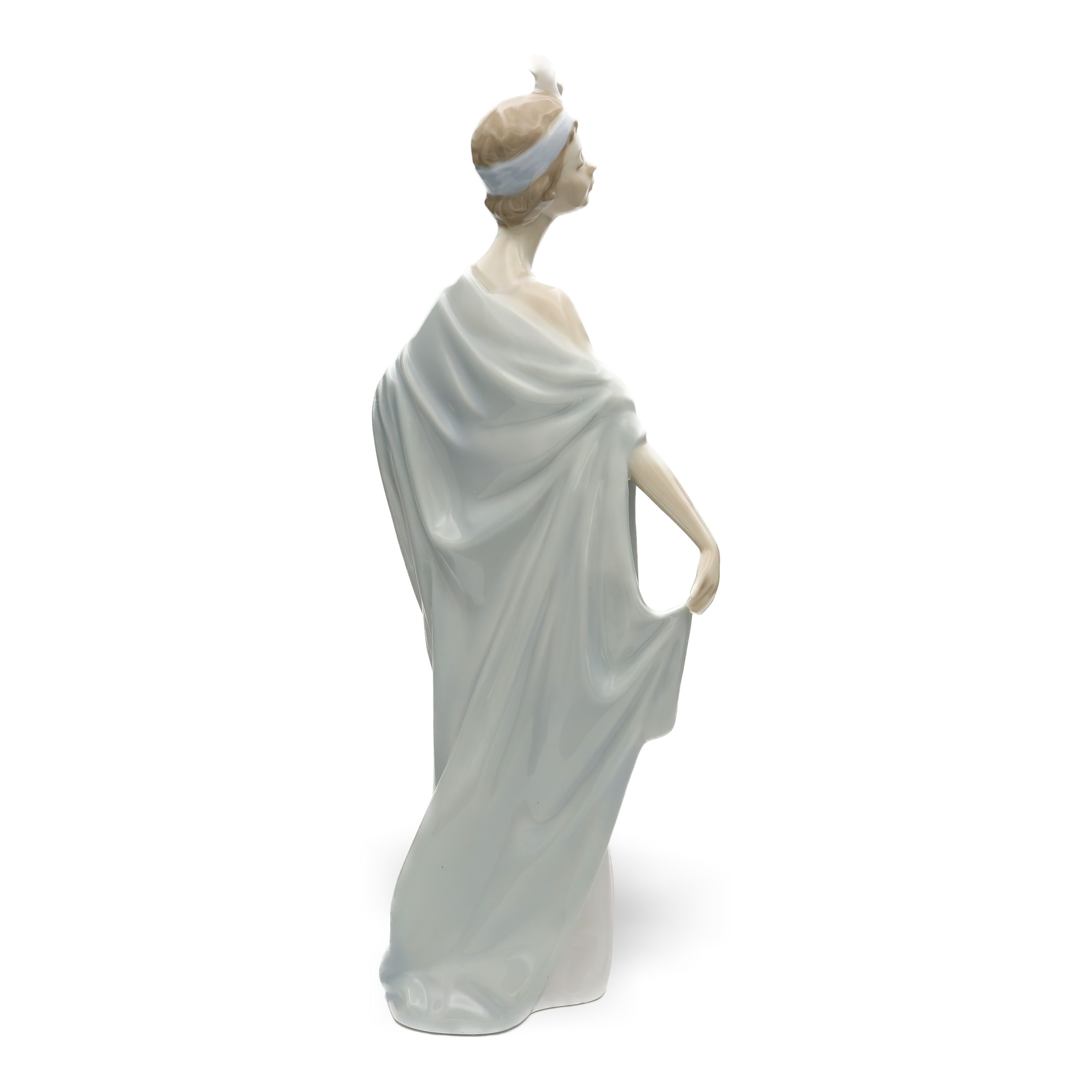 Lladro Art Deco Porcelain Figurine, Sophisticate Flapper Lady, Model 5787, Boxed, Retired