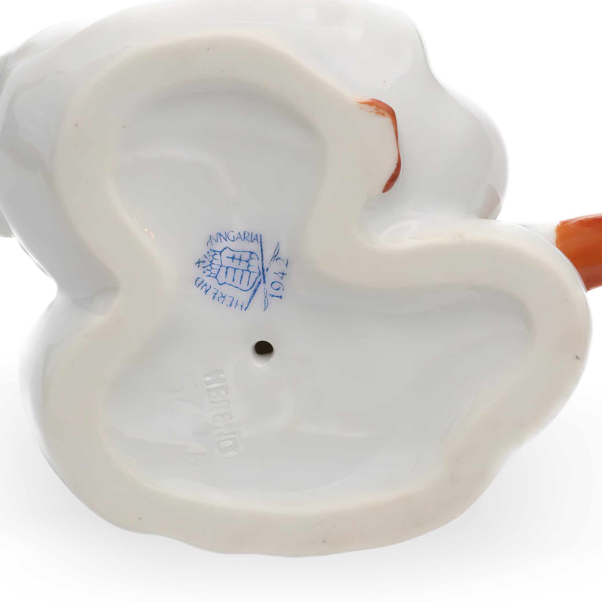 Vintage Herend Figurines, White Ducks, Collectible Porcelain Bird Statue, Hand Painted Hungarian Decor, Exquisite Handcrafted Home Accent Collectible