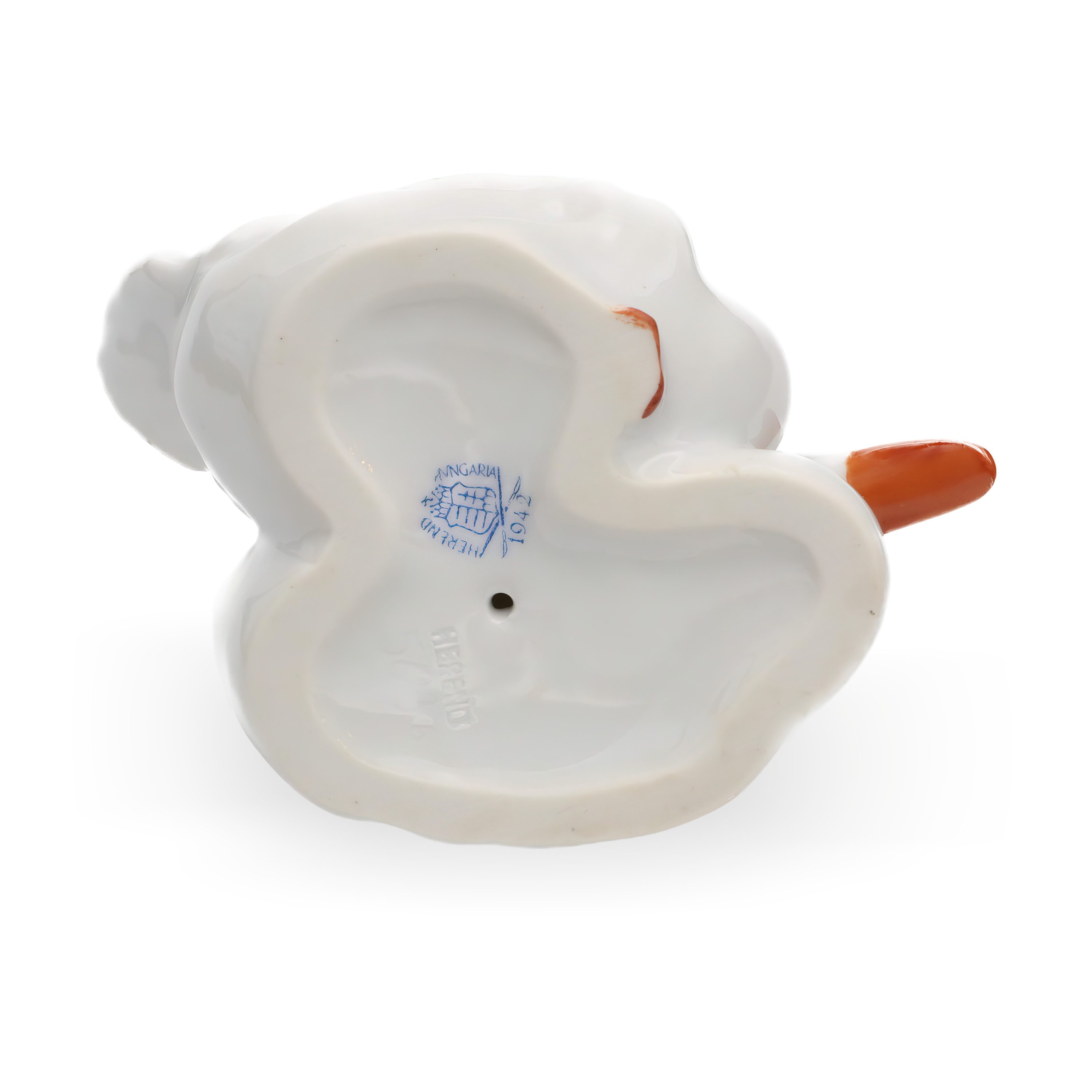 Vintage Herend Figurines, White Ducks, Collectible Porcelain Bird Statue, Hand Painted Hungarian Decor, Exquisite Handcrafted Home Accent Collectible