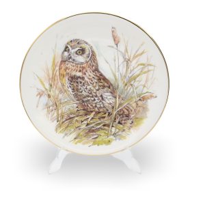 Royal Grafton Decor Plate, Porcelain The Owl Collection, Fine China, Vintage Decorative Wall Plate