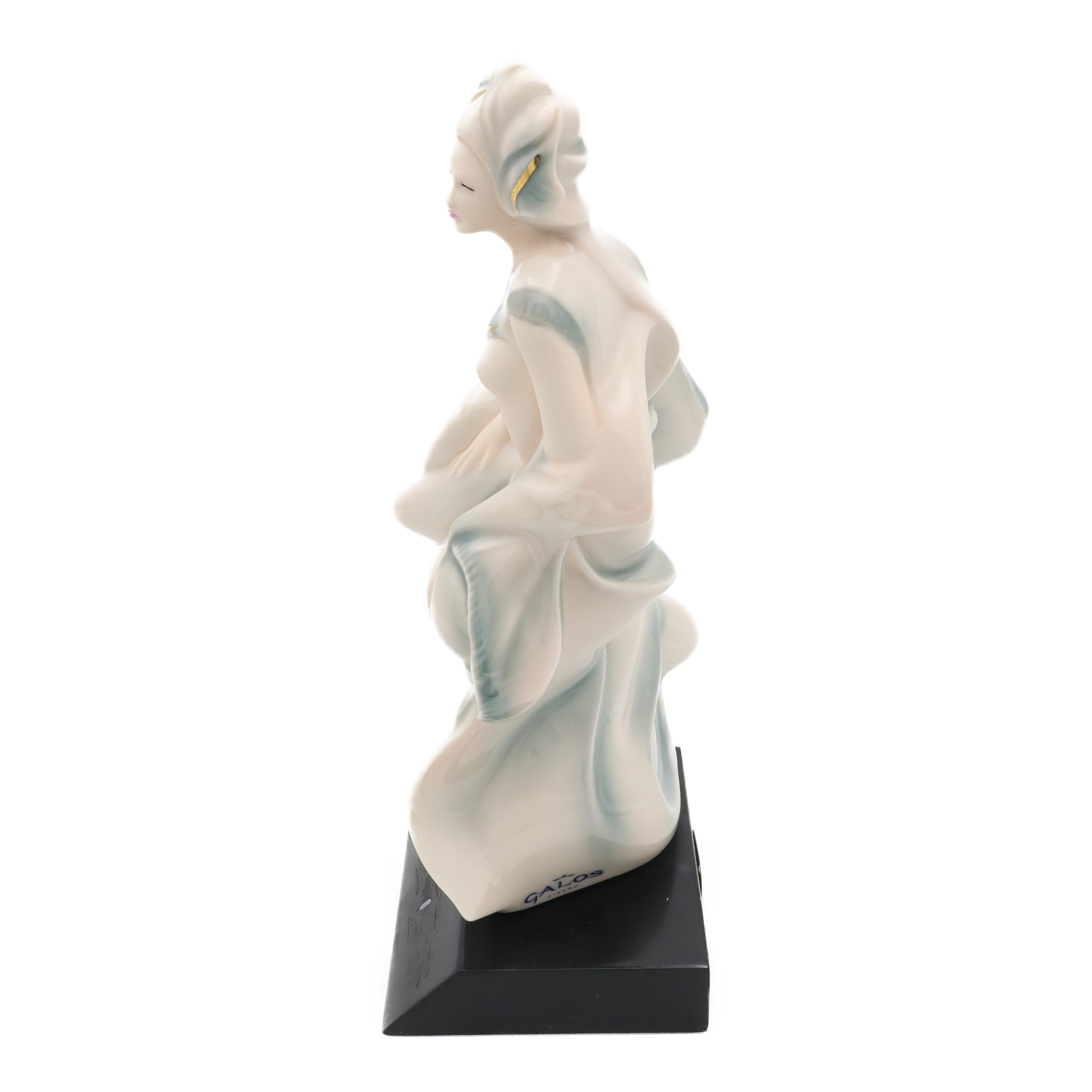 Fantasy Woman Figurine, Hand Painted Galos Porcelain, Medicina, Ethereal Beauty With Elegant Details, Very Rare