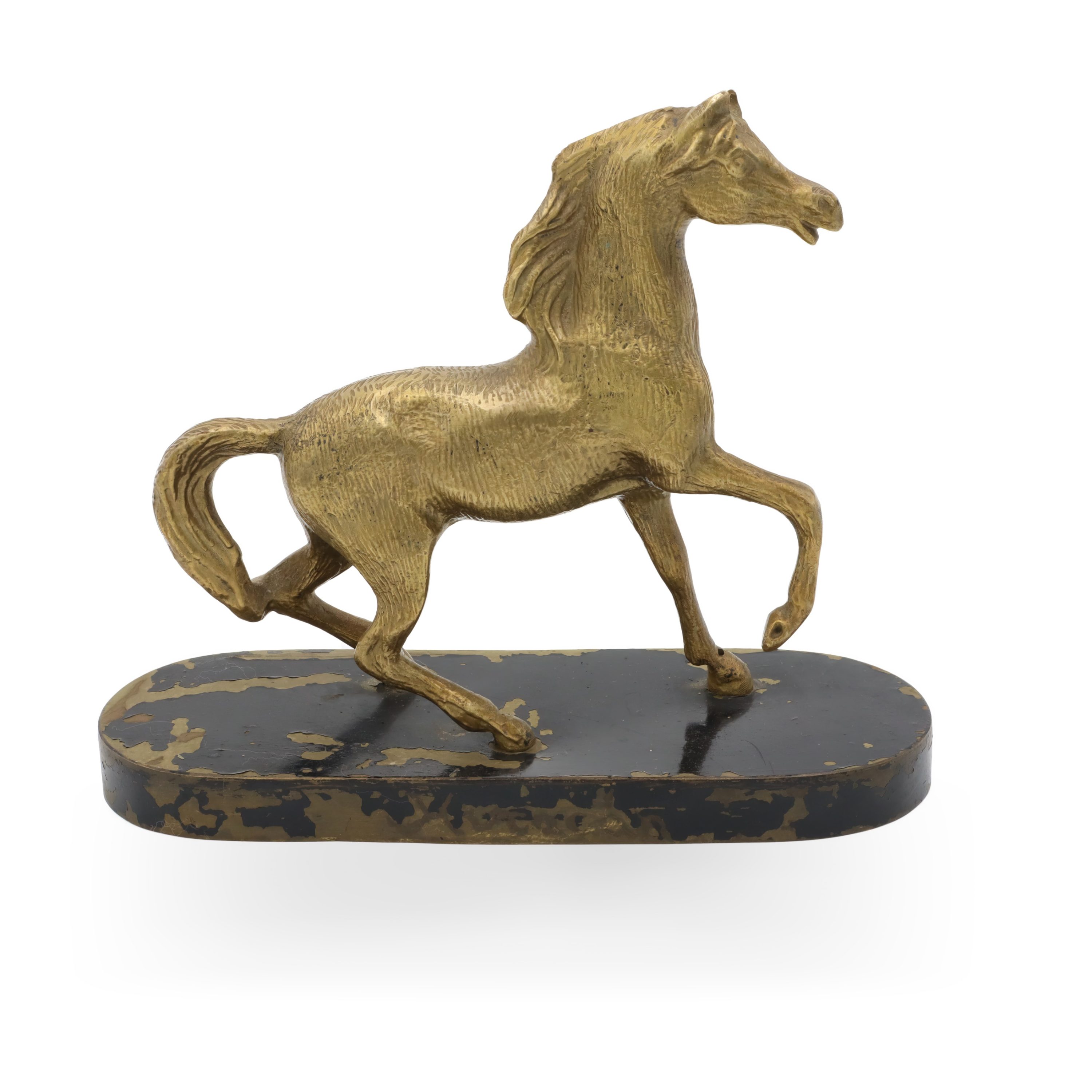 Galloping Horse Bronze Statue - Equestrian Decor - Horse Lover Gift - Bronze Horse Sculpture - Vintage Horse Figurine - Western Home Decor - Rustic Farmhouse Style - Collectible Animal Figurine