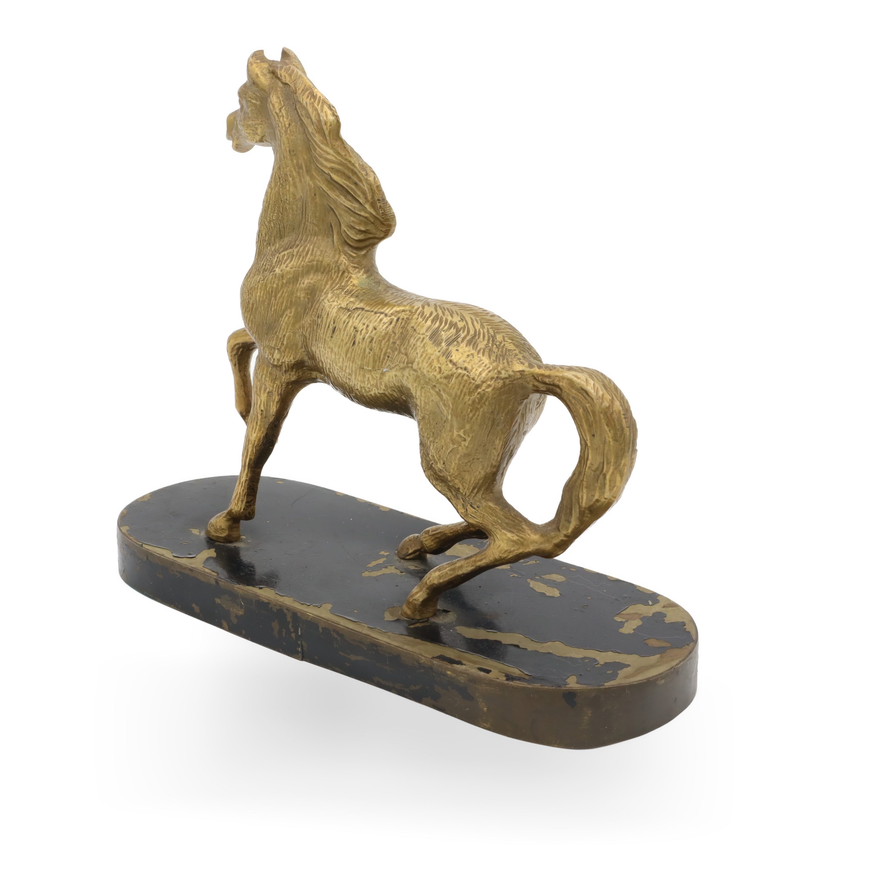 Galloping Horse Bronze Statue - Equestrian Decor - Horse Lover Gift - Bronze Horse Sculpture - Vintage Horse Figurine - Western Home Decor - Rustic Farmhouse Style - Collectible Animal Figurine