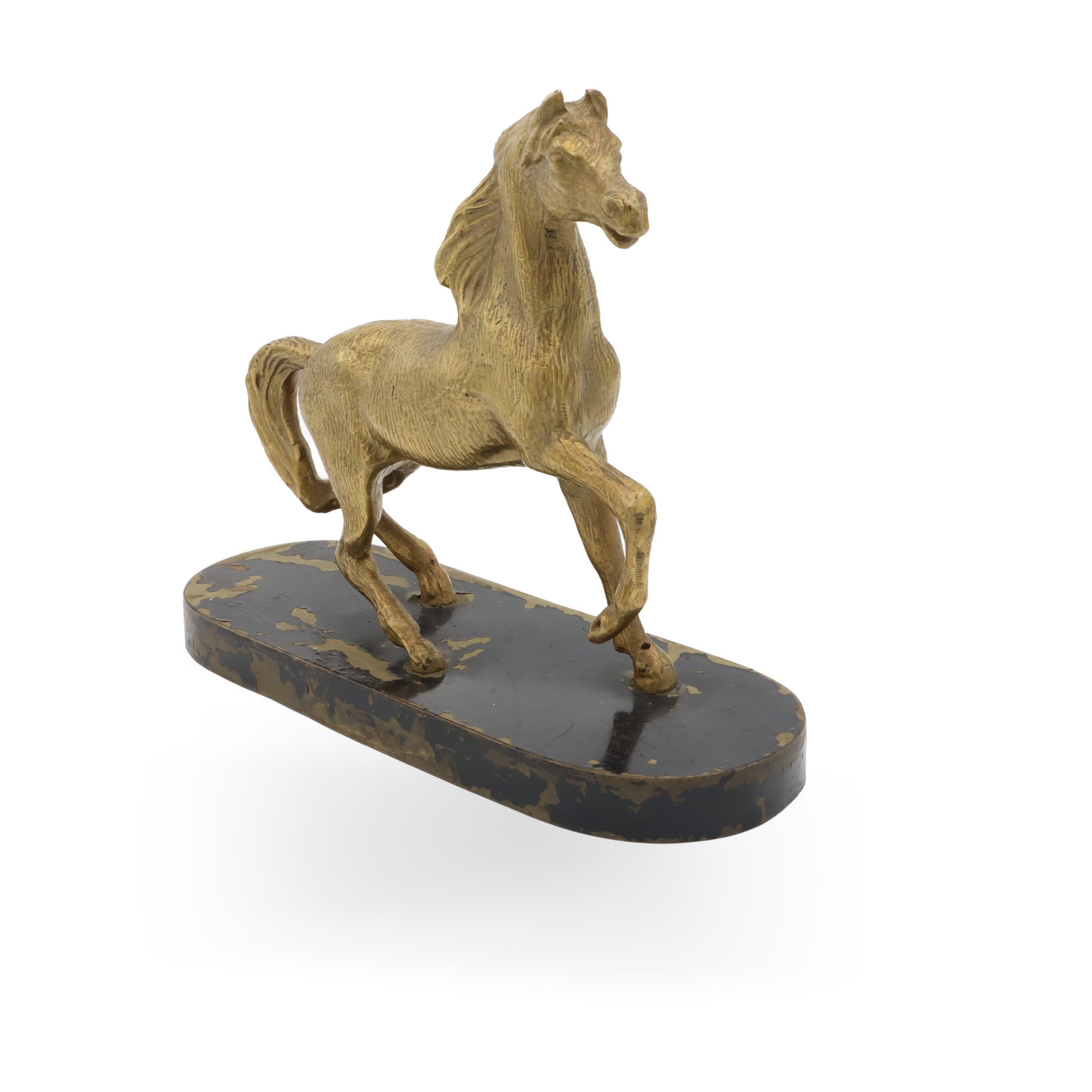 Galloping Horse Bronze Statue - Equestrian Decor - Horse Lover Gift - Bronze Horse Sculpture - Vintage Horse Figurine - Western Home Decor - Rustic Farmhouse Style - Collectible Animal Figurine