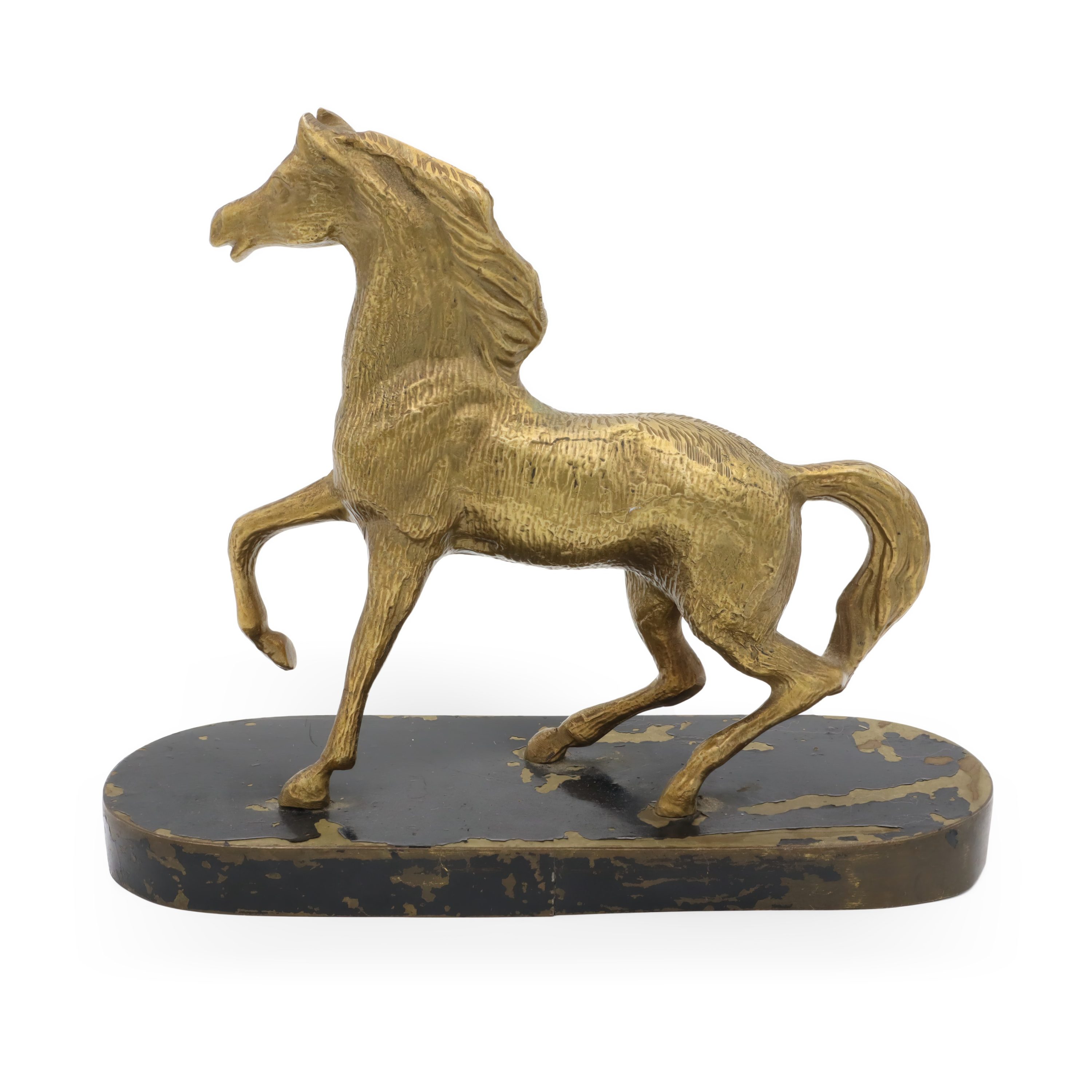 Galloping Horse Bronze Statue - Equestrian Decor - Horse Lover Gift - Bronze Horse Sculpture - Vintage Horse Figurine - Western Home Decor - Rustic Farmhouse Style - Collectible Animal Figurine