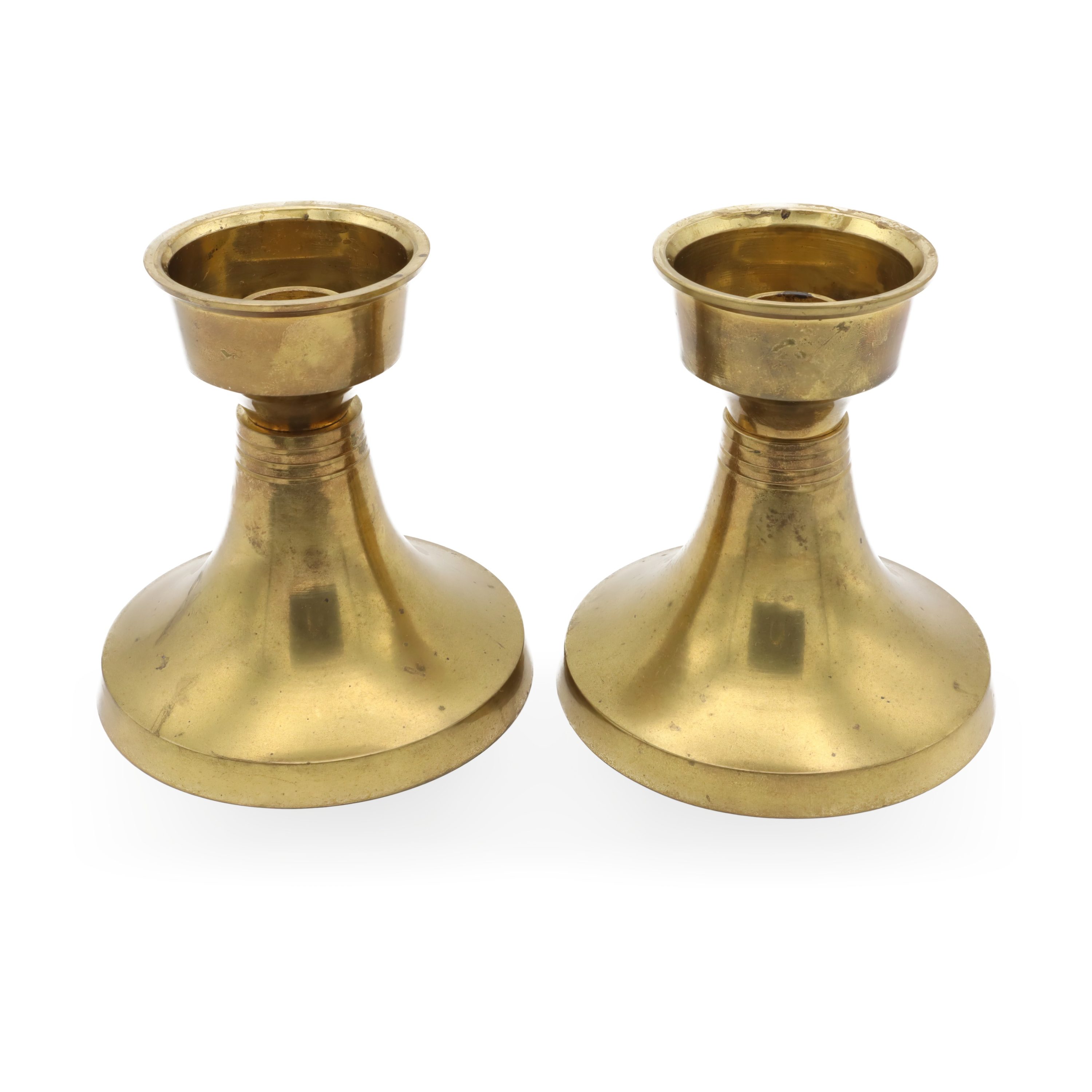 Bronze Art Deco Candlesticks – Pair Of Vintage Candelabras - Antique Bronze Candle Holders - Art Deco Home Decor - Vintage Table Decor - Collectible Candle Holders