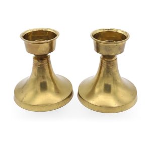 Bronze Art Deco Candlesticks – Pair Of Vintage Candelabras - Antique Bronze Candle Holders - Art Deco Home Decor - Vintage Table Decor - Collectible Candle Holders