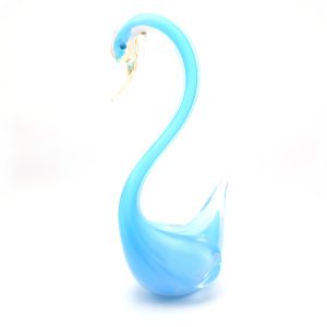 Large Murano Swan - Very Rare Huge Crystal Bird Figurine - Vintage Glass Animal Sculpture - Handblown Italian Art Glass