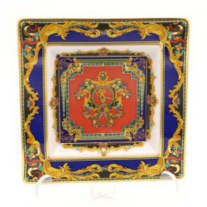 Versace Ashtray - Rosenthal Versace Trinket Tray - Vintage Versace Home Decor - Luxury Porcelain Ashtray - Collectible Versace Rosenthal