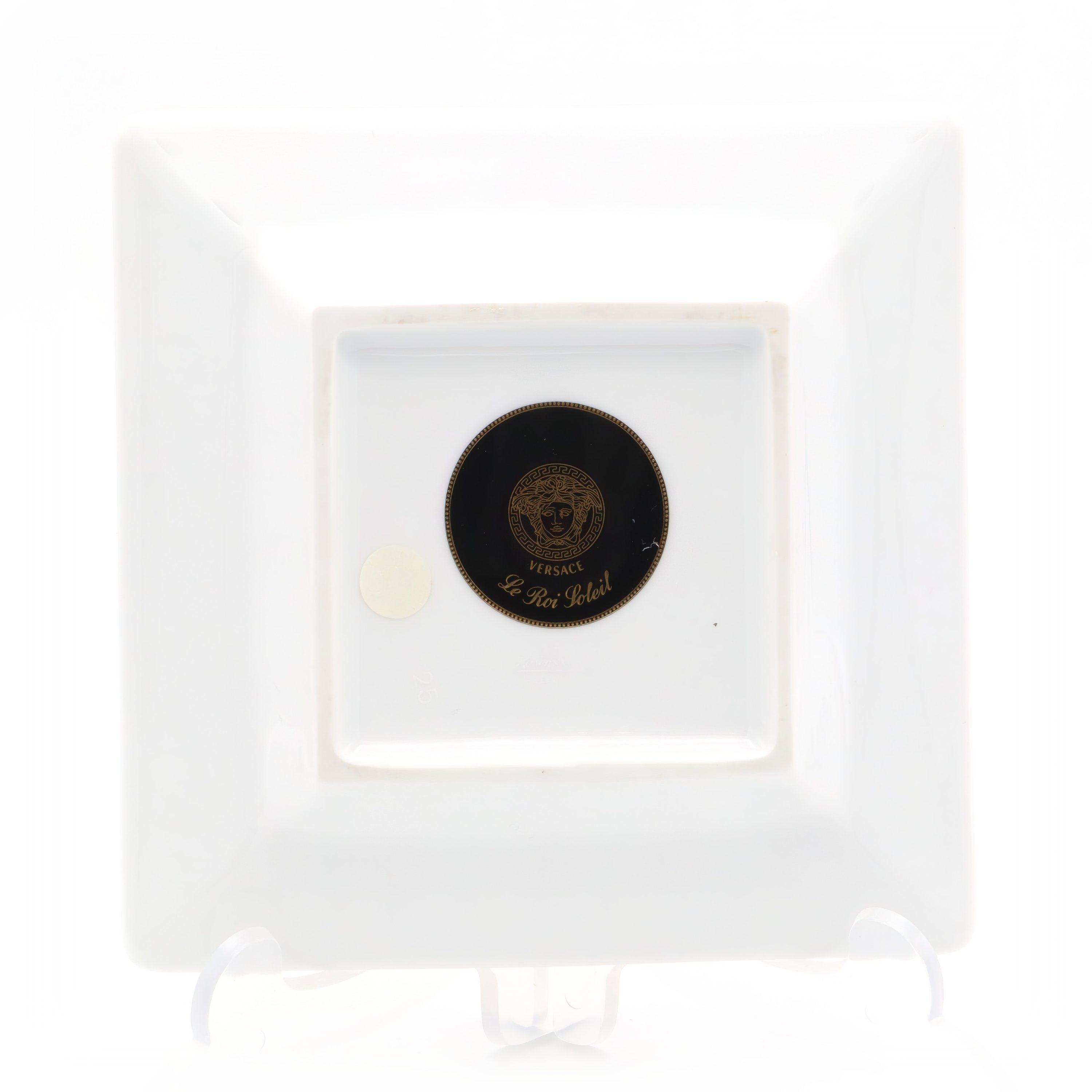 Versace Ashtray - Rosenthal Versace Trinket Tray - Vintage Versace Home Decor - Luxury Porcelain Ashtray - Collectible Versace Rosenthal