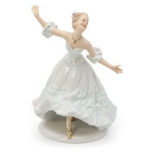 Wallendorf Porcelain Ballerina Figurine - 1764 - German Vintage Decor