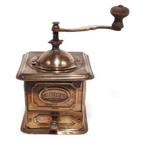 Leinbrock coffee grinder vintage German metal mill antique kitchen decor